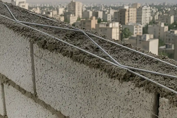 اجرای میلگرد بستر