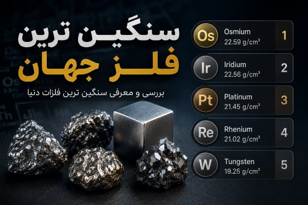 سنگین ترین فلز جهان