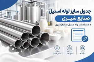 لوله استیل صنایع شیری