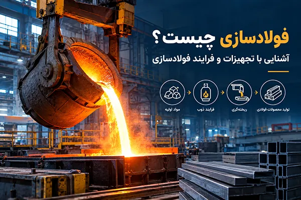 فولادسازی چیست؟ آشنایی با تجهیزات و فرایند فولادسازی
